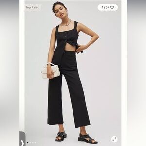 Anthropologie Maeve The Collette   Black Sz 29